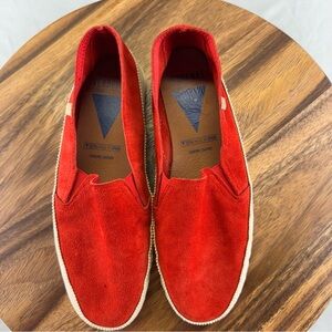 Verbenas Womens Flats Espadrille Carmen Red Suede Casual Preppy Trendy Vibrant 8